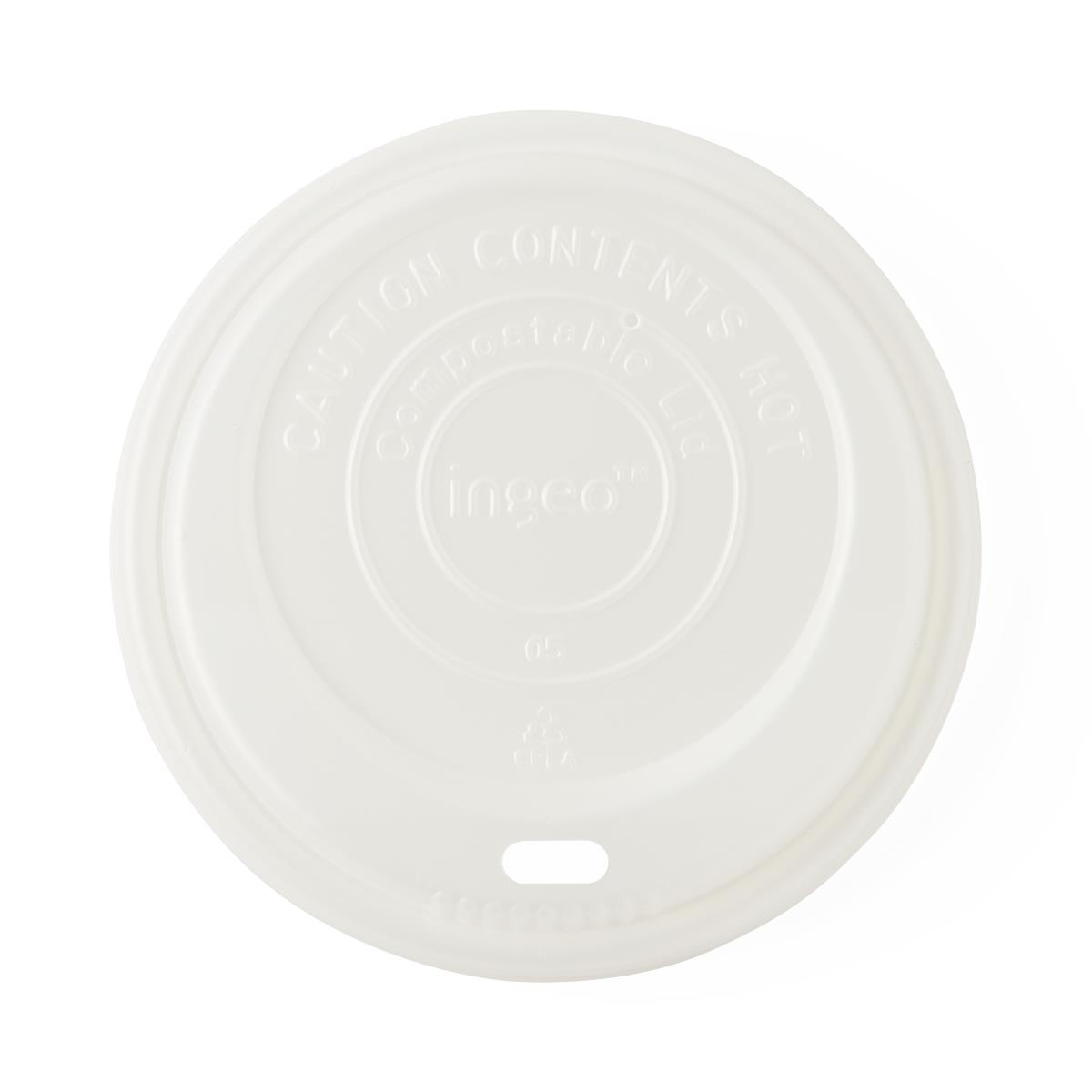 Medline Compostable Hot Drinking Paper Cups and Lids