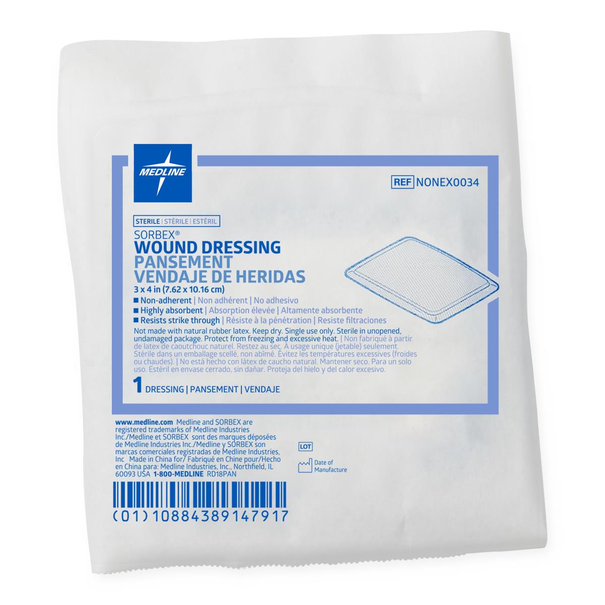 Sorbex Sterile Absorbent Dressings - BeHope