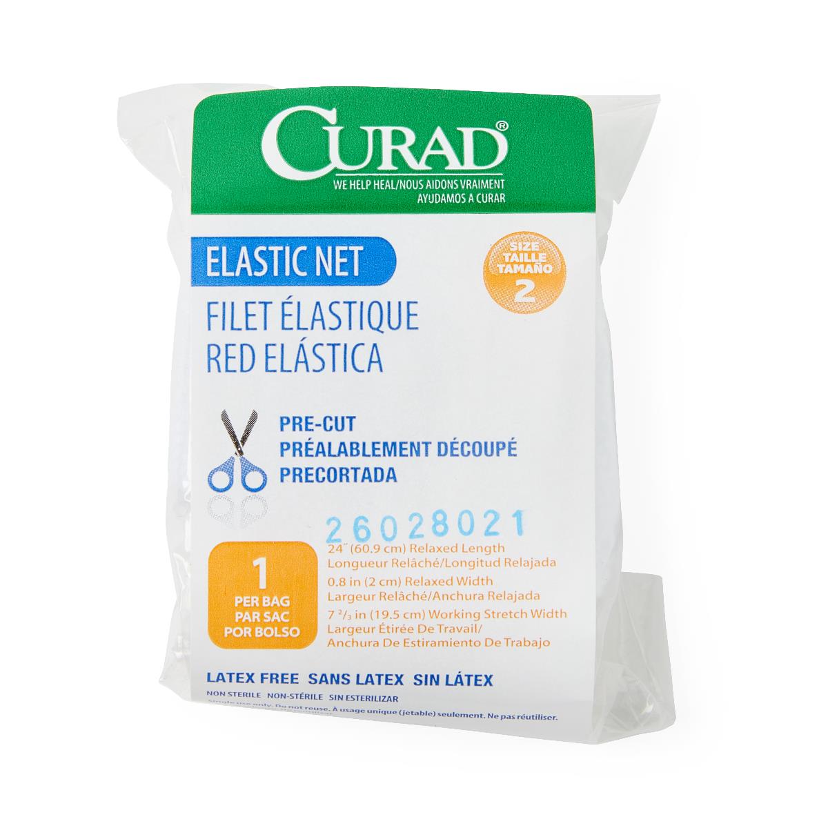Medline Precut Elastic Wound Retainer Nets
