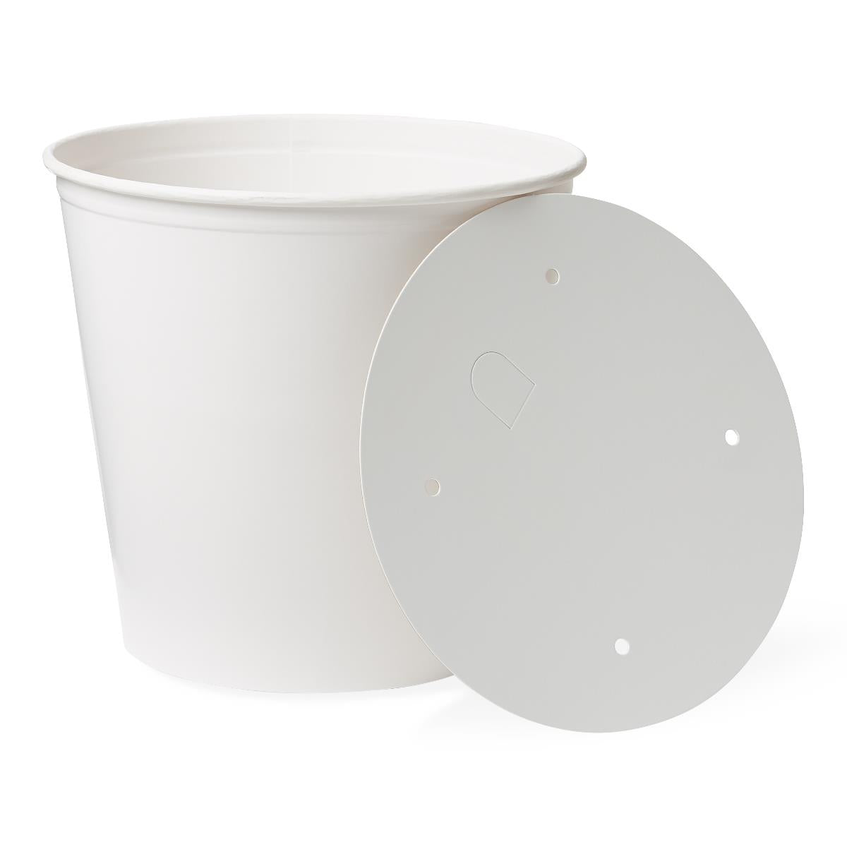 Medline Disposable Paper Bucket and Lid Combos