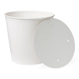 Medline Disposable Paper Bucket and Lid Combos