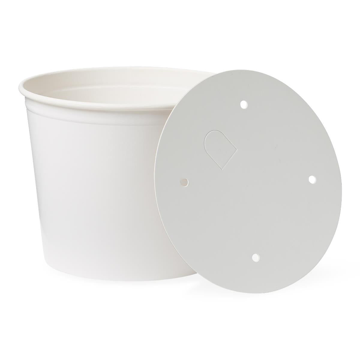 Medline Disposable Paper Bucket and Lid Combos