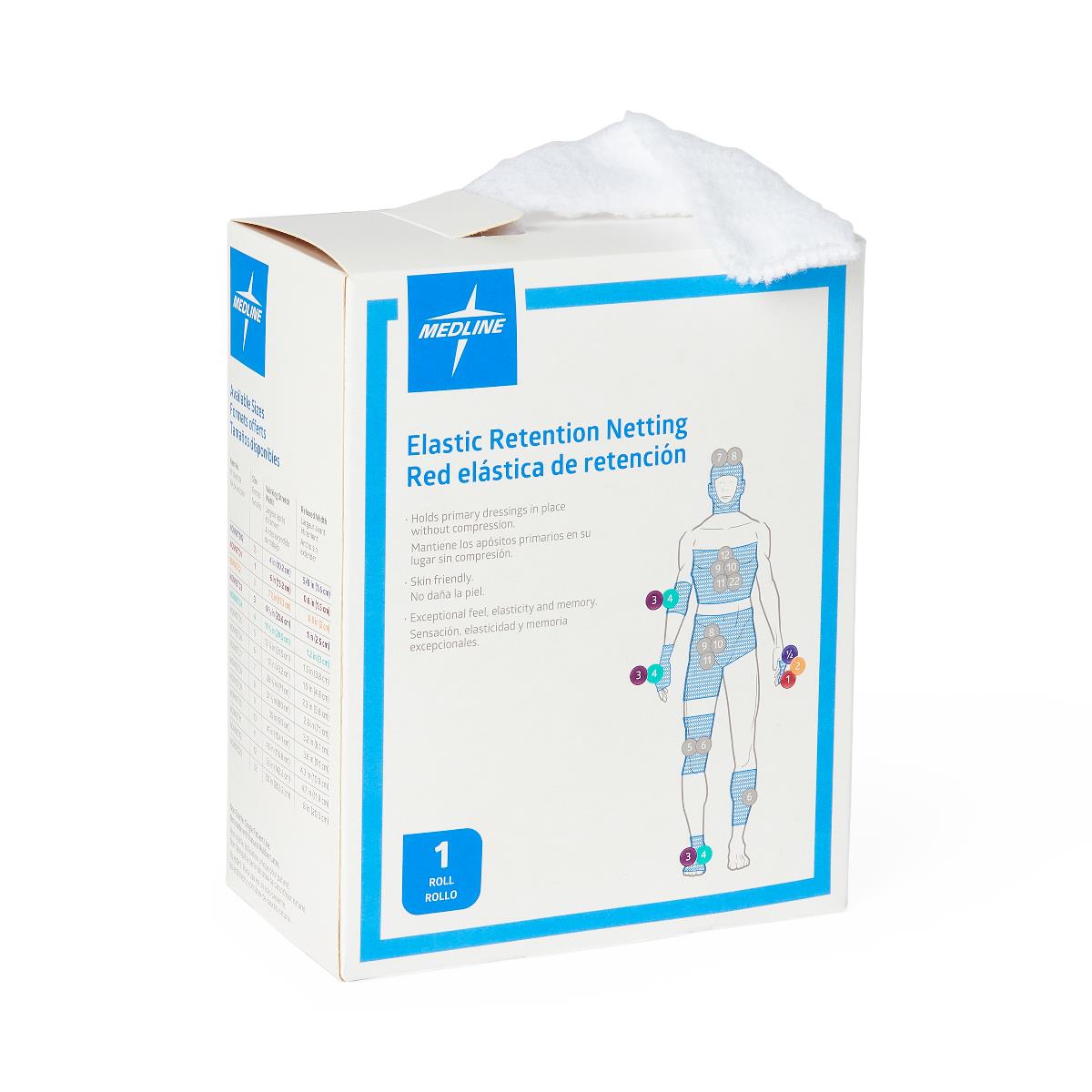 Medline Stretch Tubular Elastic Dressing Retention Nets