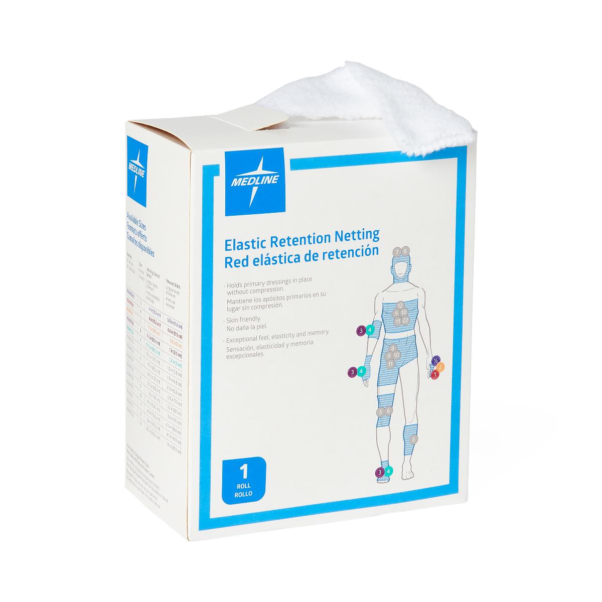 Medline Stretch Tubular Elastic Dressing Retention Nets