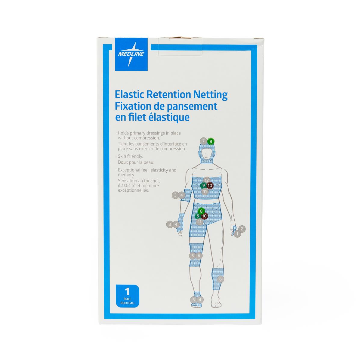 Medline Stretch Tubular Elastic Dressing Retention Nets