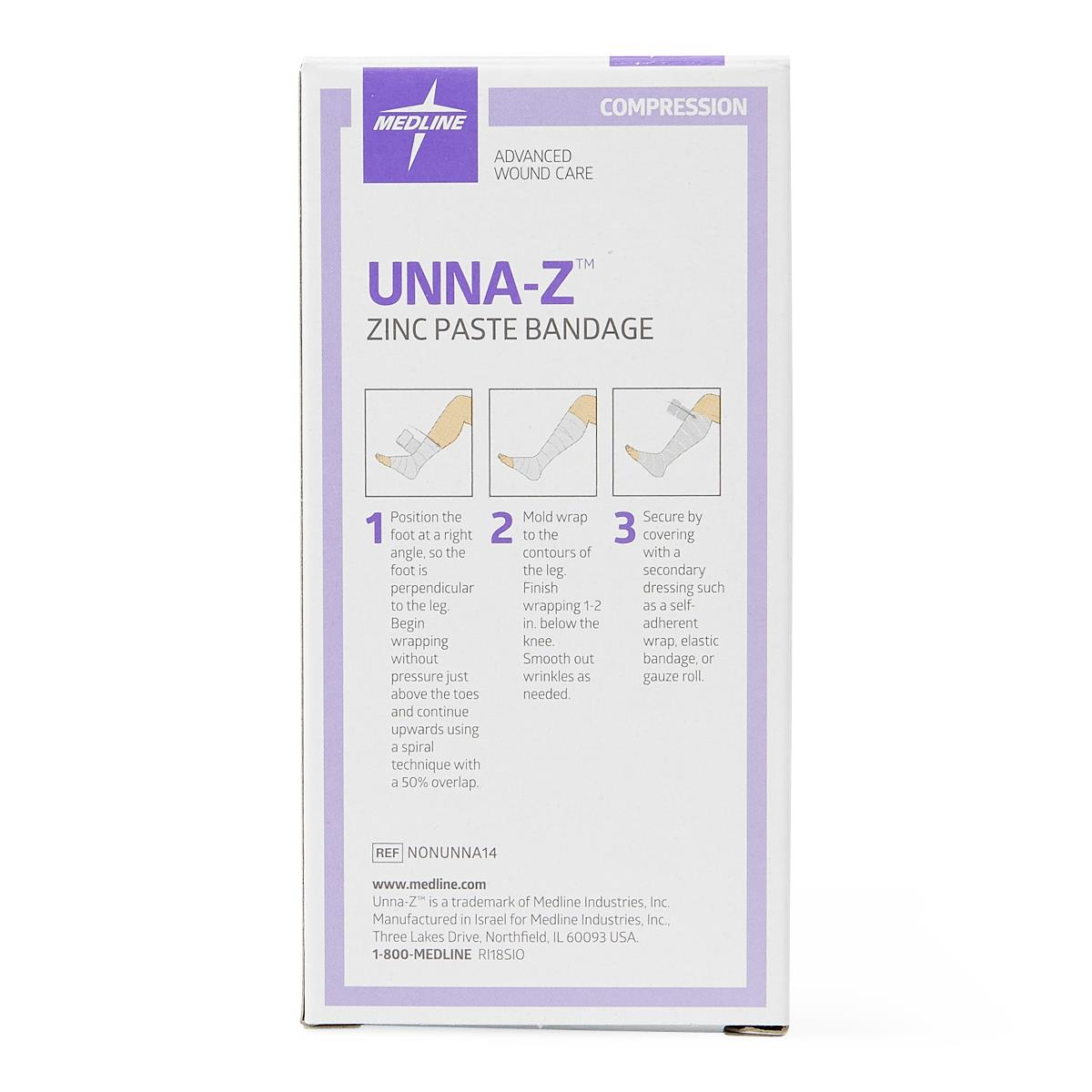 Unna-z Zinc Oxide Compression Bandages - BeHope