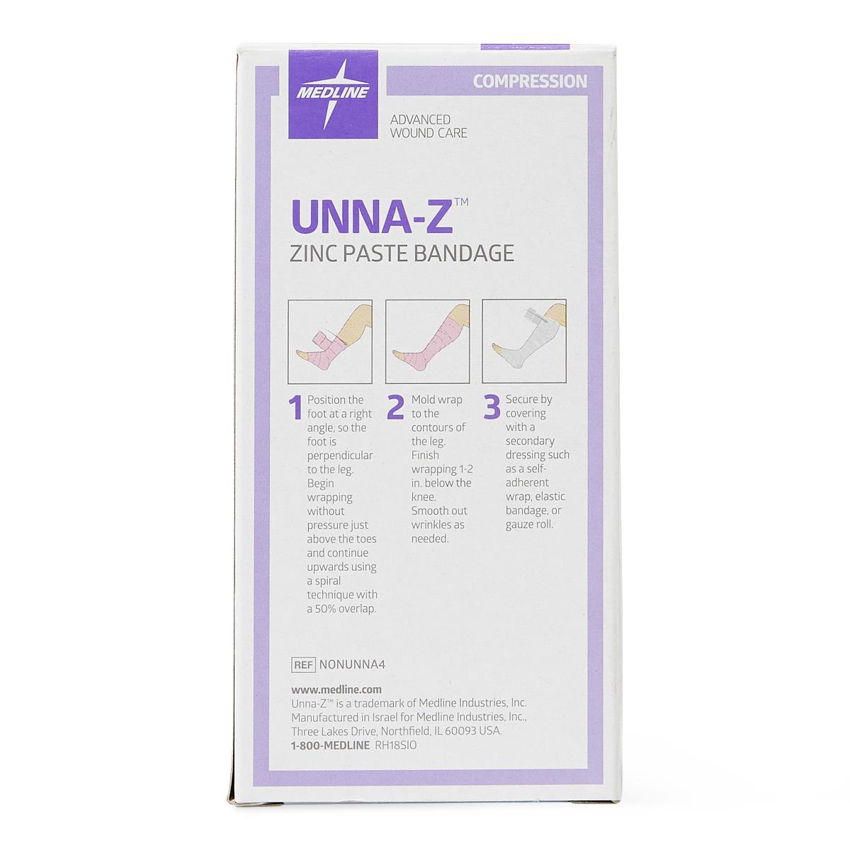 Unna-z Zinc Oxide Compression Bandages - BeHope