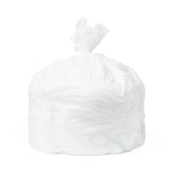 Medline White Low-Density Trash Can Liners
