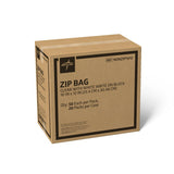 Medline Plastic Zip Closure Bags with White Write-On Block