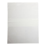 Medline Plastic Zip Closure Bags with White Write-On Block - BeHope