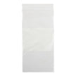 Medline Plastic Zip Closure Bags with White Write-On Block