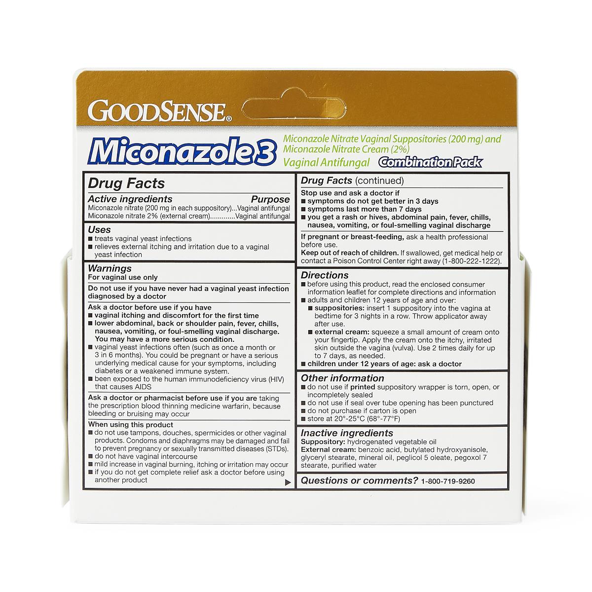 Miconazole Vaginal Suppository And Cream - BeHope