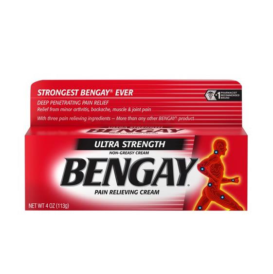 Bengay Topical Analgesic Cream with 4% Lidocaine