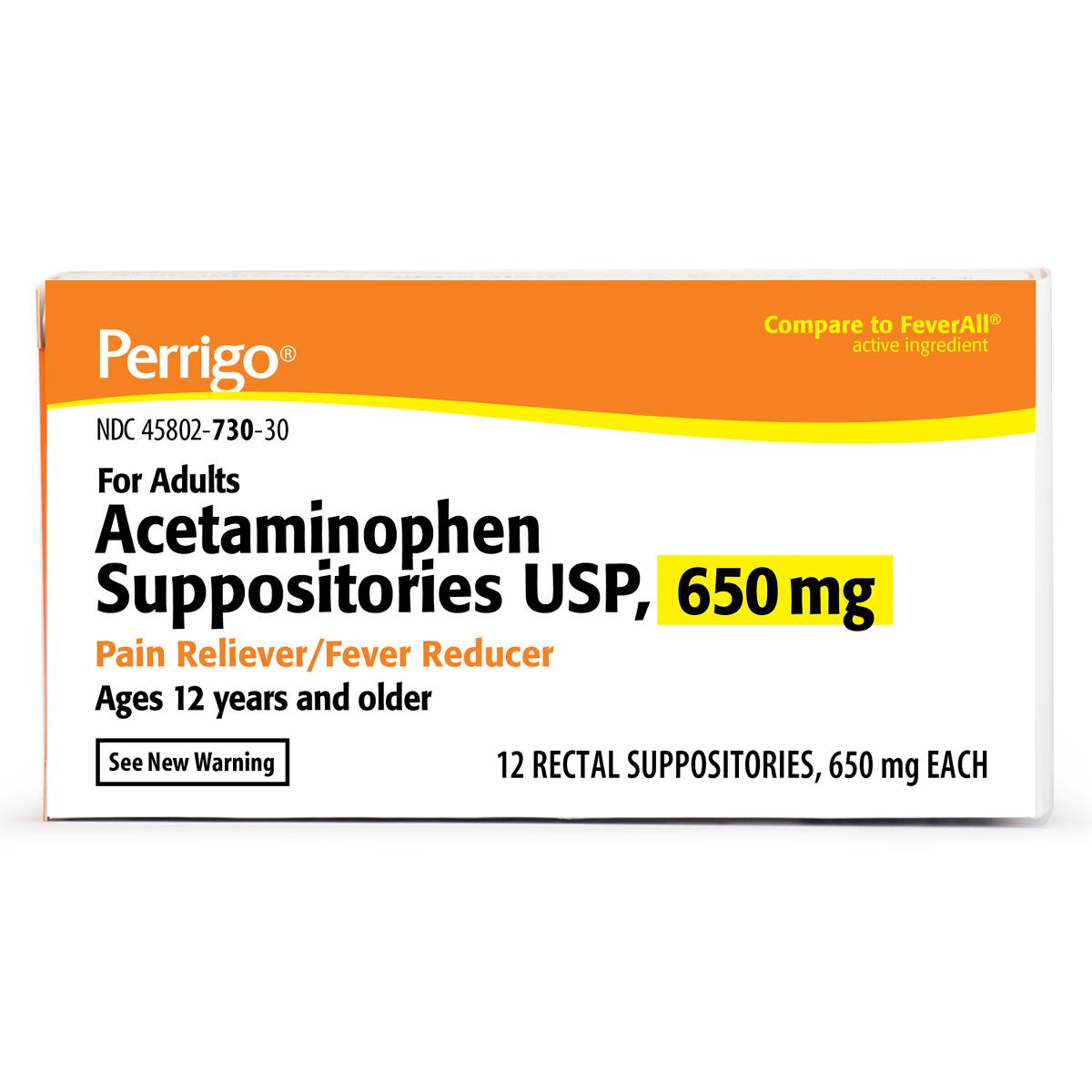 Acetaminophen Suppositories - BeHope