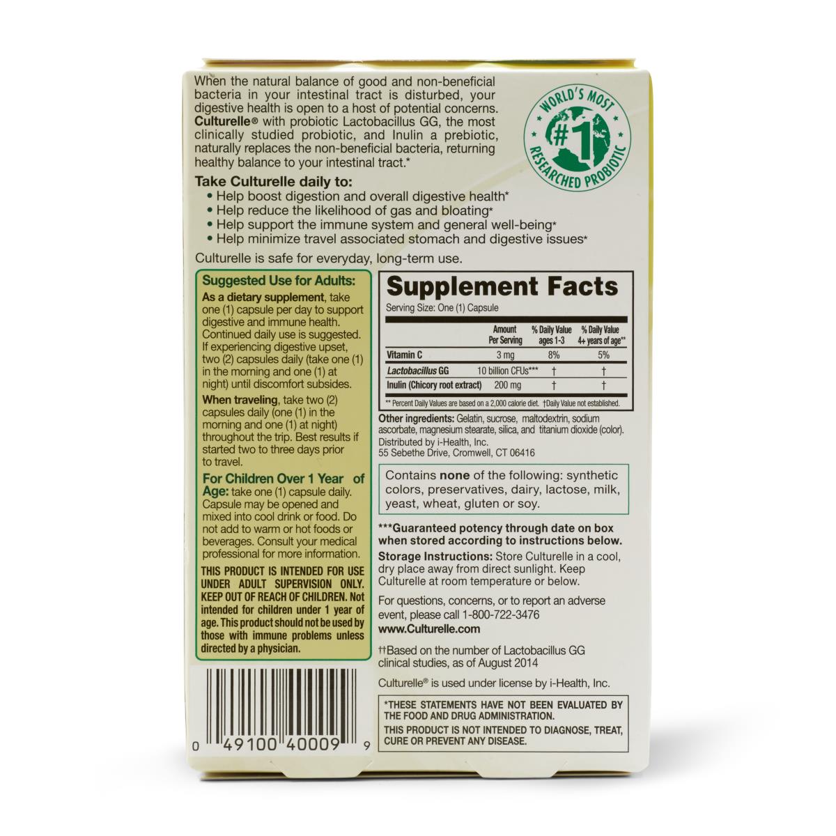Culturelle Probiotic Capsules - BeHope