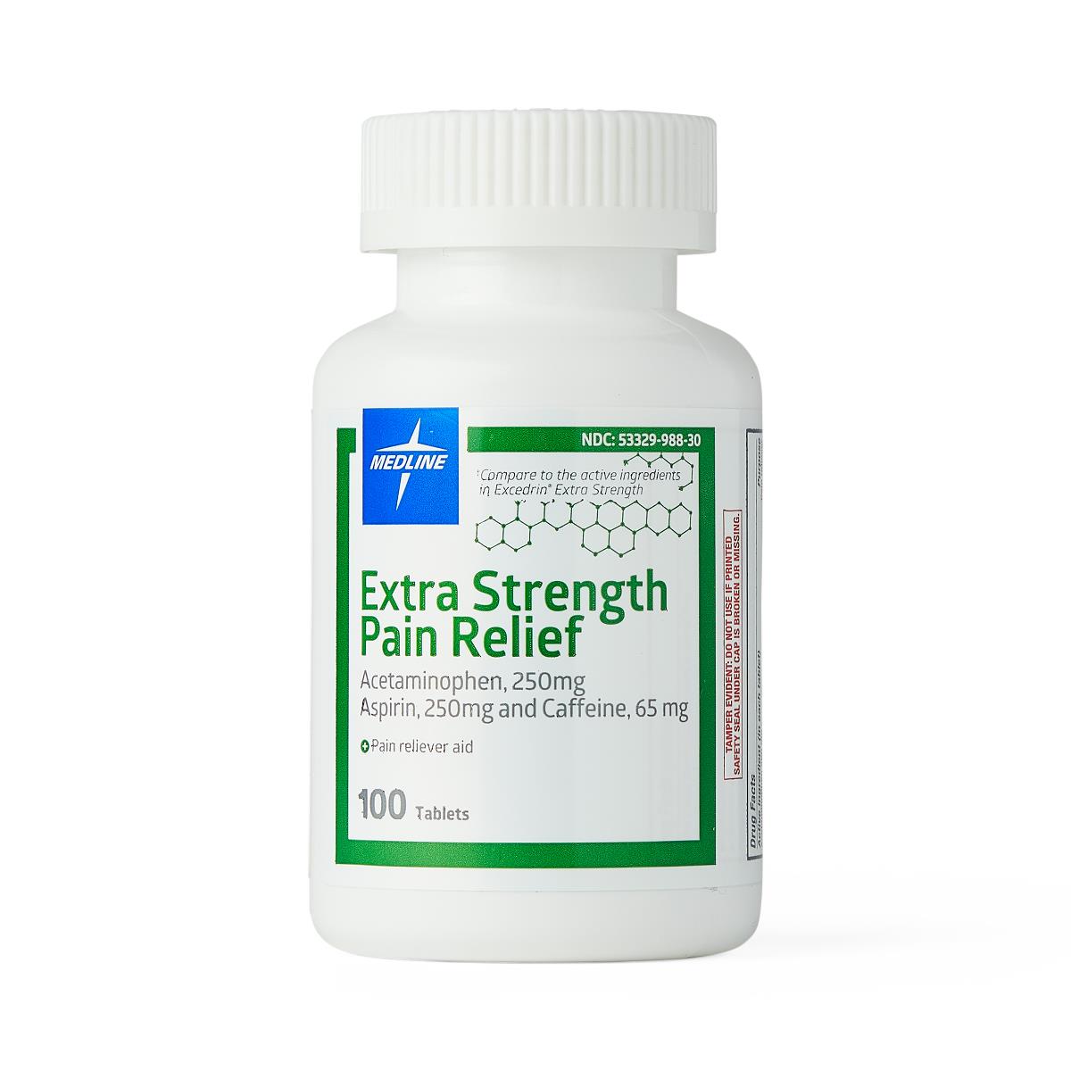 Medline Pain Reliever Plus Tablets - BeHope