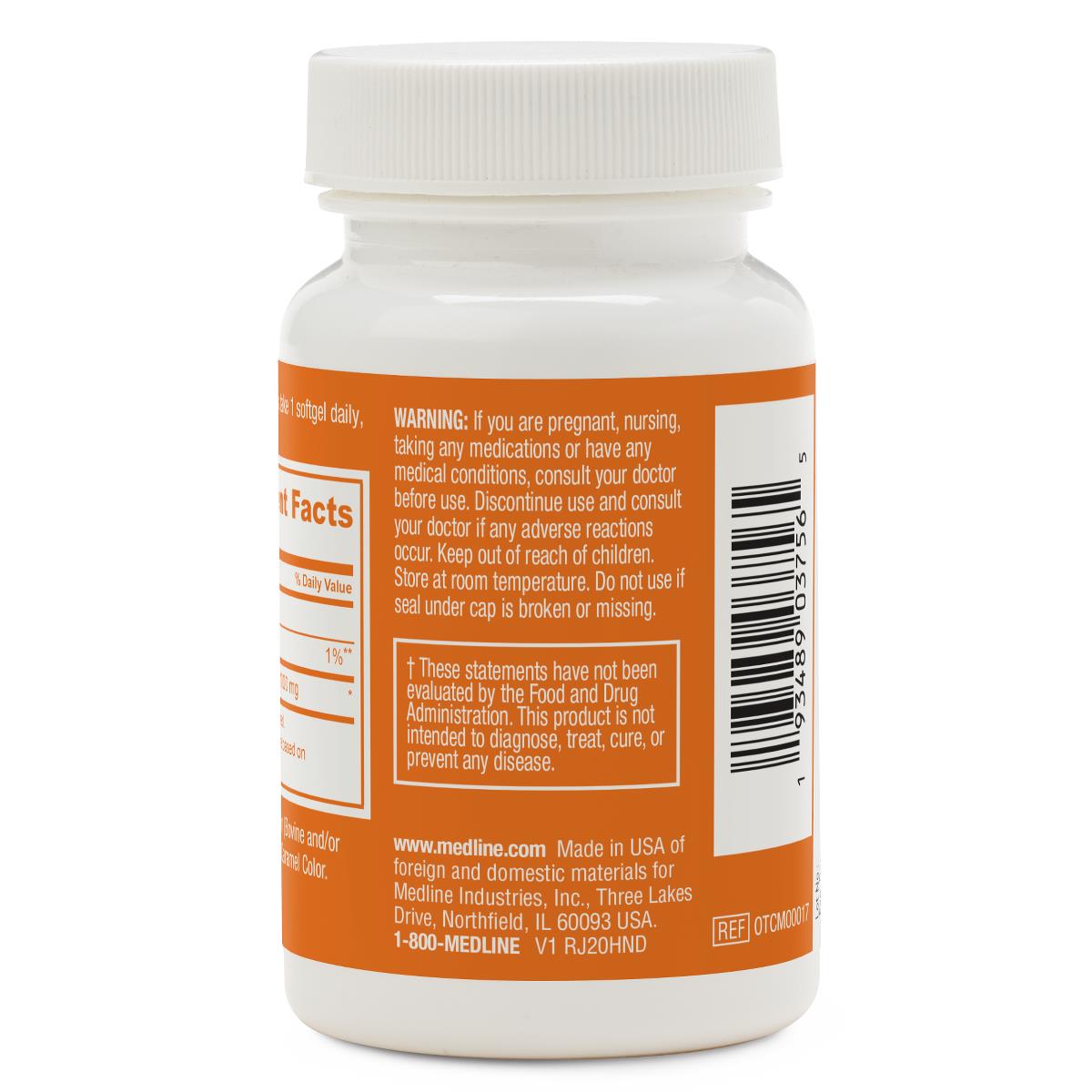 Medline Flaxseed Oil Softgels