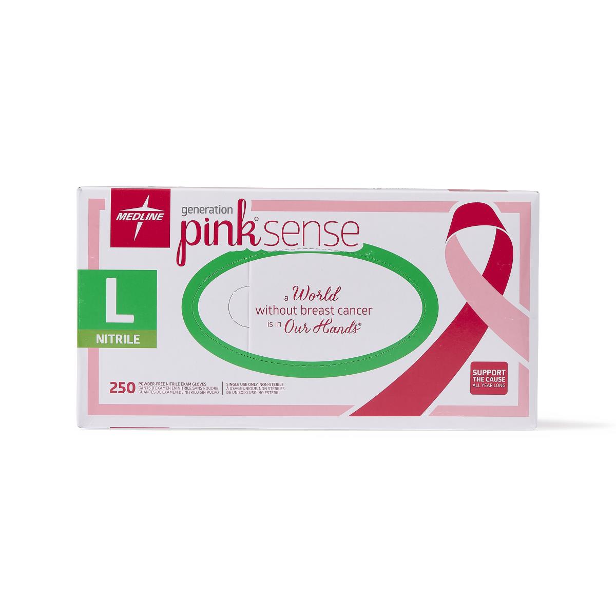Generation Pink Sense Powder-Free Nitrile Exam Gloves