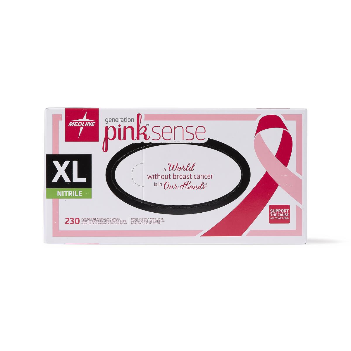 Generation Pink Sense Powder-Free Nitrile Exam Gloves