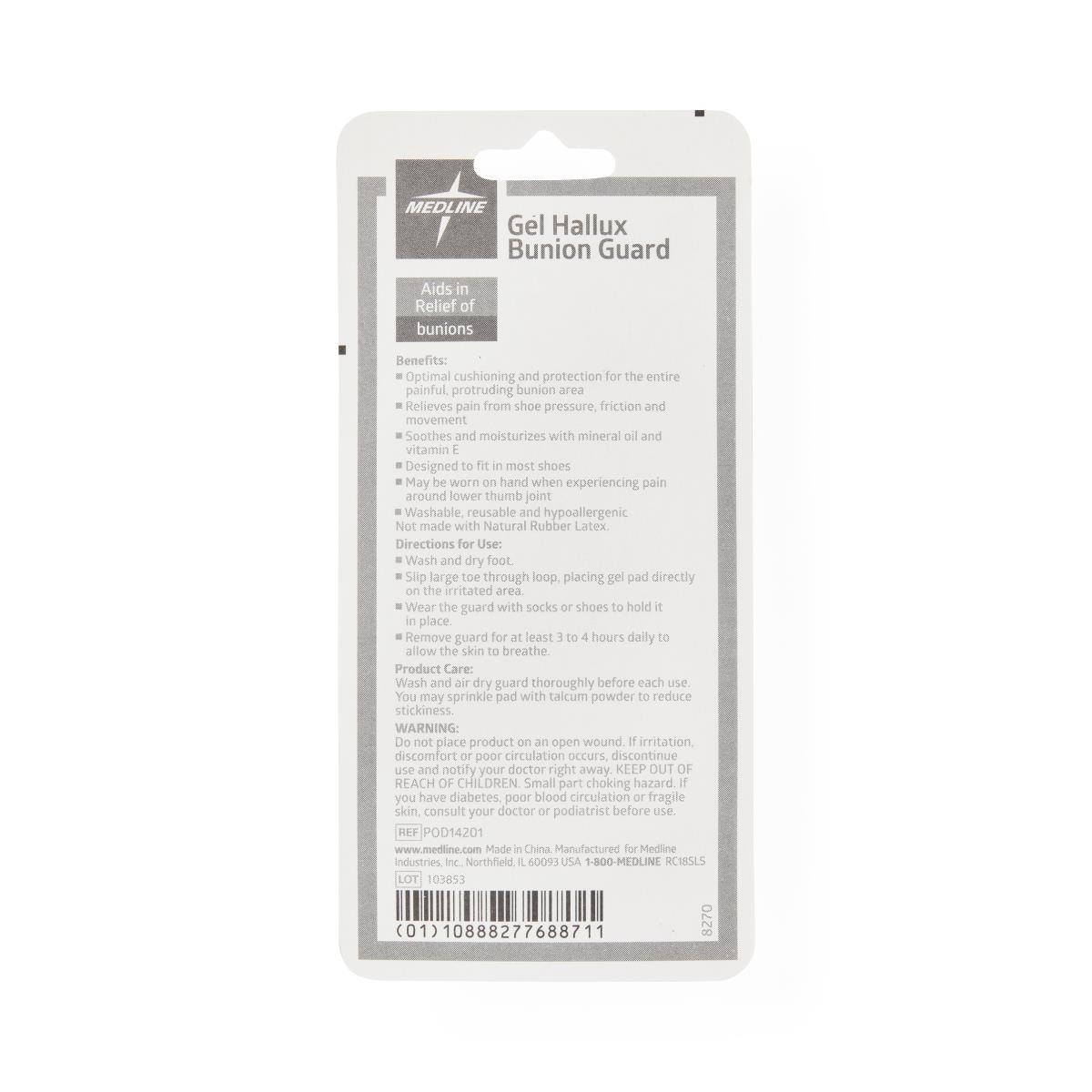 Medline Gel Hallux Bunion Guard