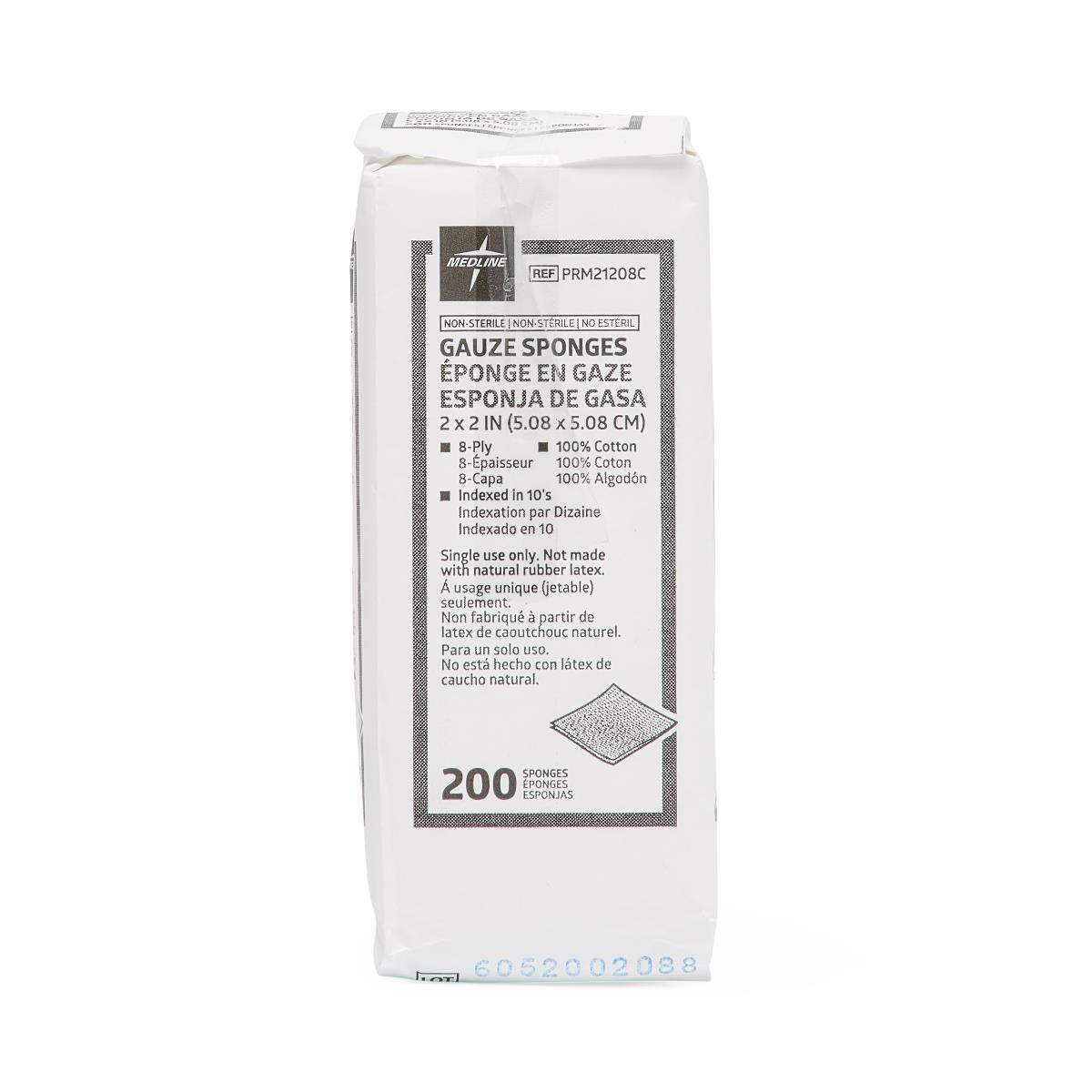 Medline Cotton Woven Gauze Sponges