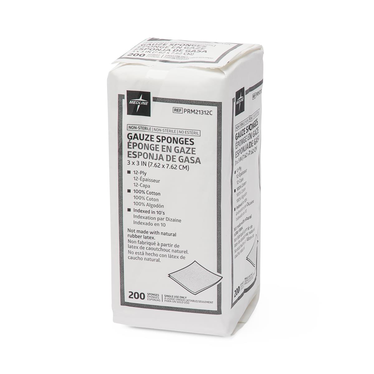 Medline Cotton Woven Gauze Sponges
