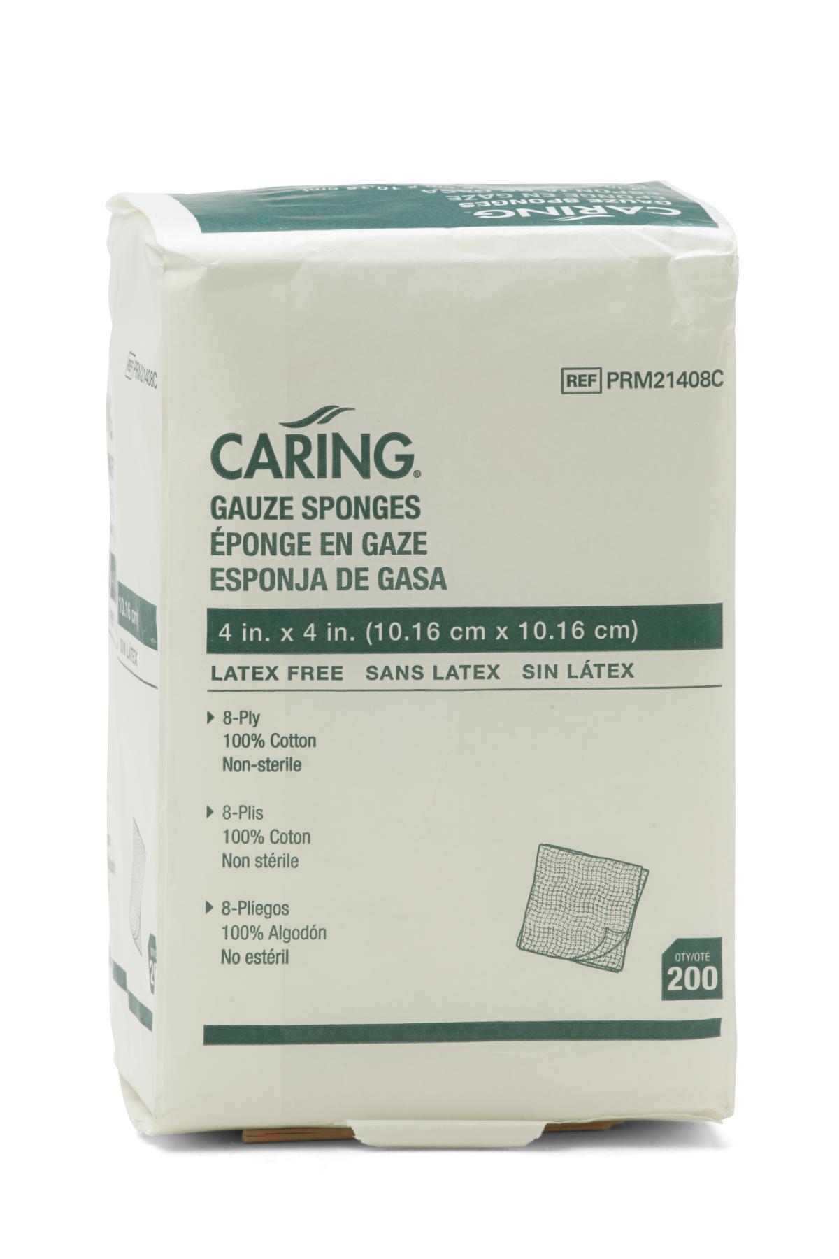 Medline Nonsterile 100% Cotton Woven Gauze Sponges
