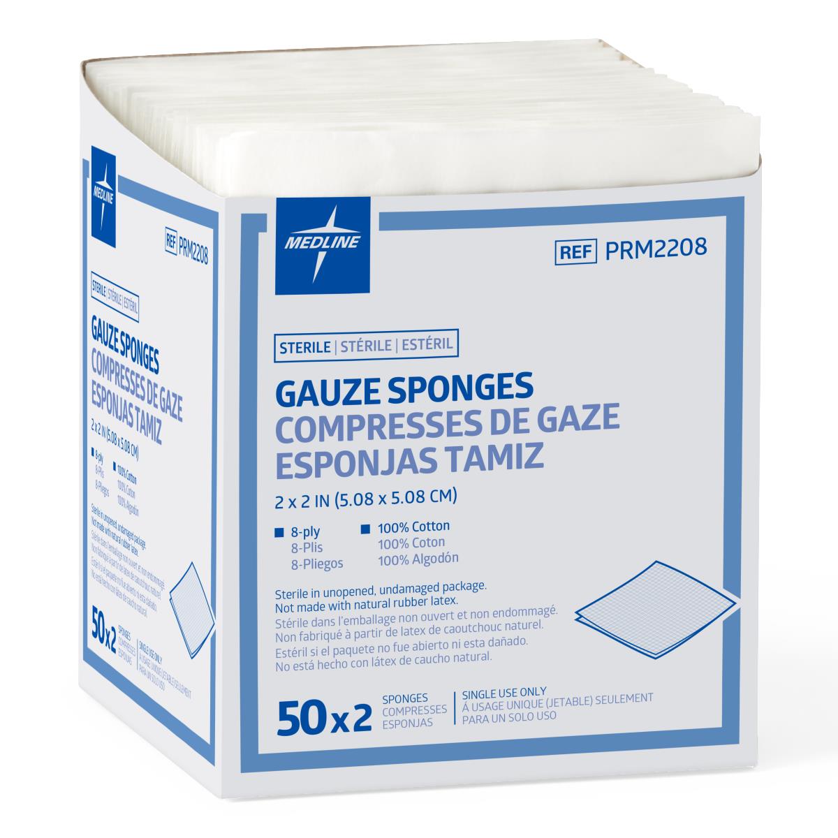 Medline Sterile Woven Gauze Sponges