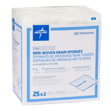 Medline Sterile Nonwoven Gauze Drain Sponges