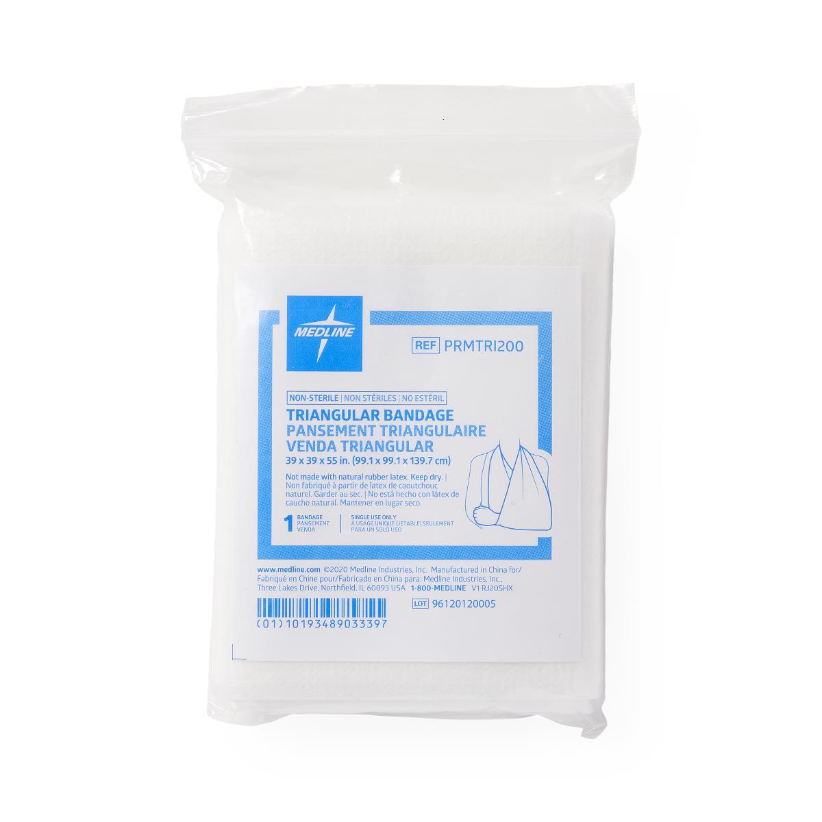 Medline Nonsterile Triangular Bandages