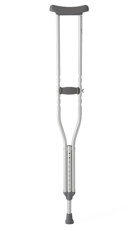 Medline Standard Steel Push-Button Crutches