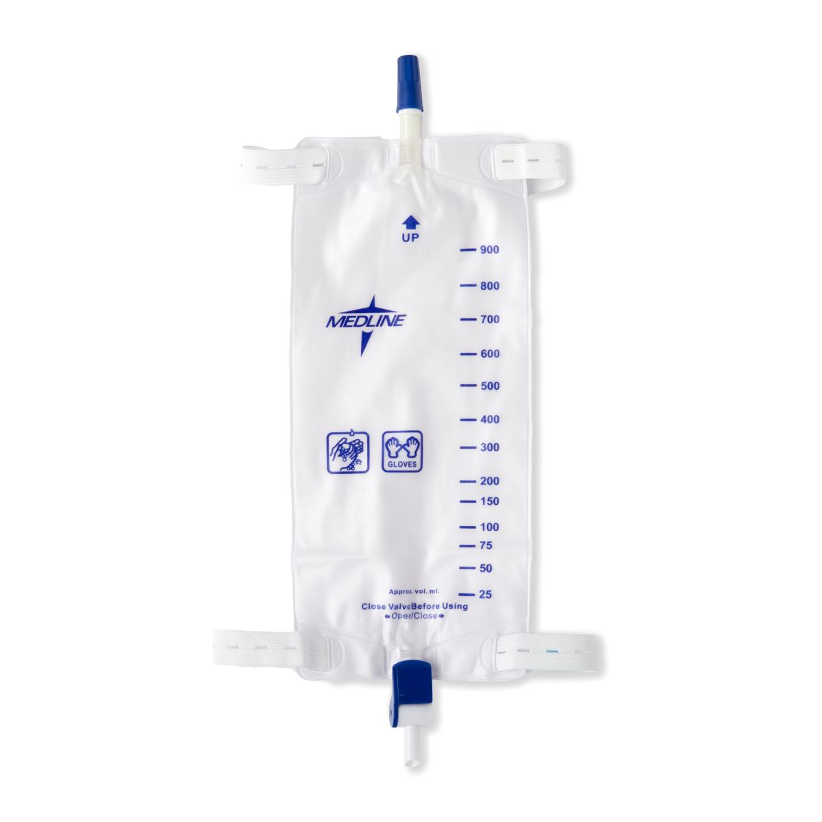 Medline Leg Bag with Flip Drain