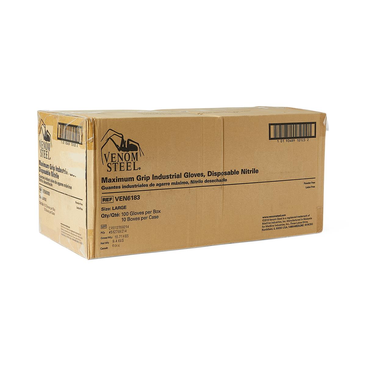 Venom Steel Disposable Two-Layer Nitrile Gloves