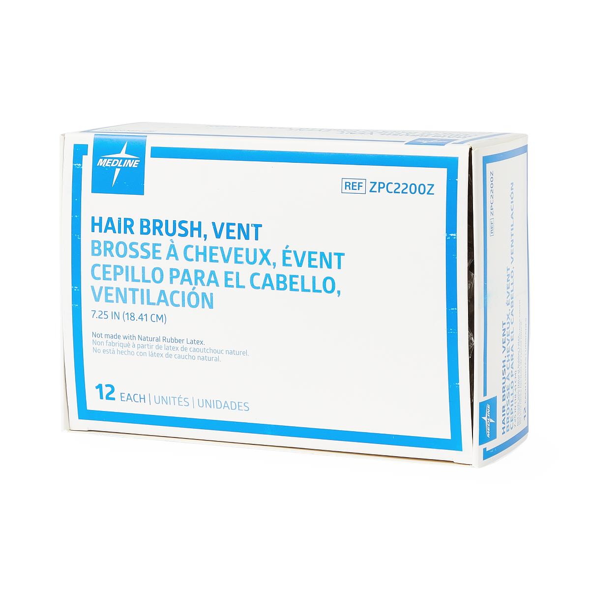 Medline Polyethylene Hair Brushes
