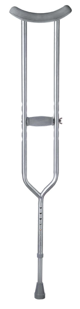 Medline Adult Bariatric Steel Push-Button Crutches - BeHope