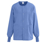 AngelStat Style 849 Unisex Scrub Jackets - Ceil Blue