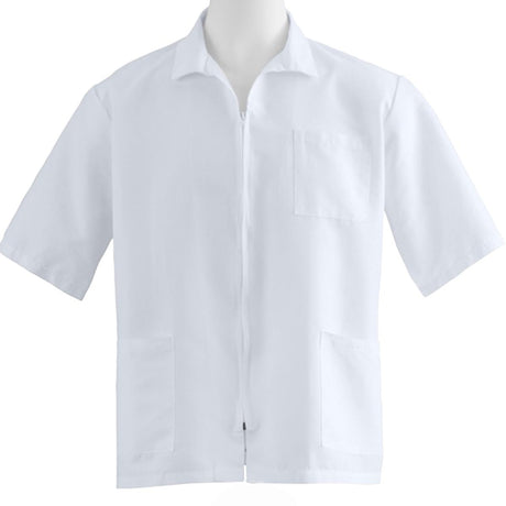 Medline Unisex Zip-Front 3-Pocket Smock Style Scrub Tops (Style 87005)