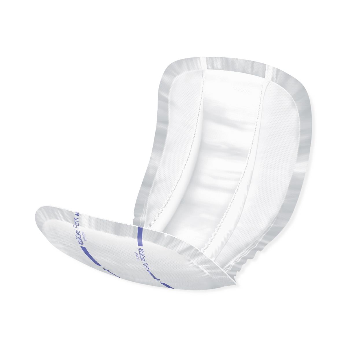Moliform Soft Incontinence Liners, close-up of material for absorbency and softness.