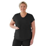 Monroe AVE Women's V-Neck Tunic Style Scrub Tops (Style 4805)