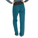Ocean AVE Women's Wide Waistband Stretch Scrub Pants - Petite Length (Style 5560)