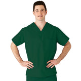 AngelStat Unisex Reversible  Scrub Tops with Angelica CC - Hunter (Style 610)