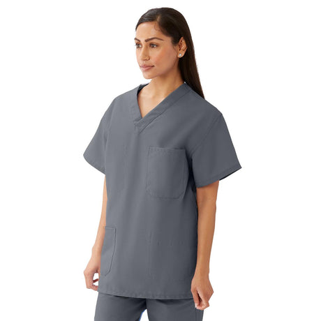 630 AngelStat Unisex Scrub Tops with Medline Color Coding
