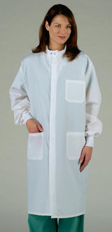 Medline Fluid-Resistant Unisex Barrier Lab Coats