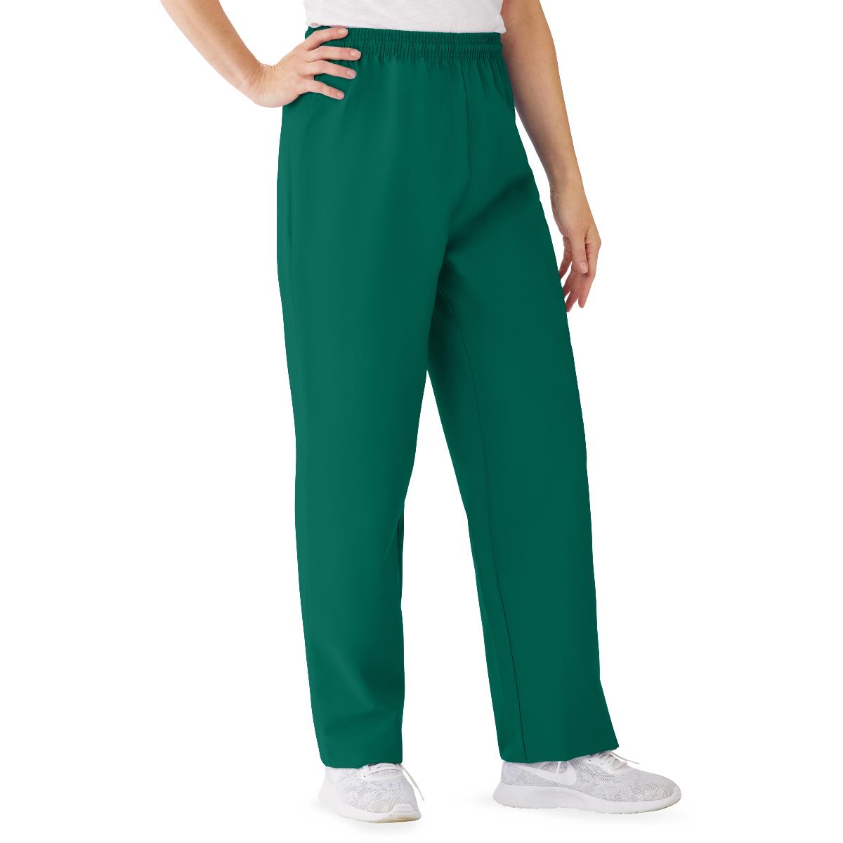 AngelStat Women's Elastic Waist Scrub Pants with Inside Drawcord (Style 854)