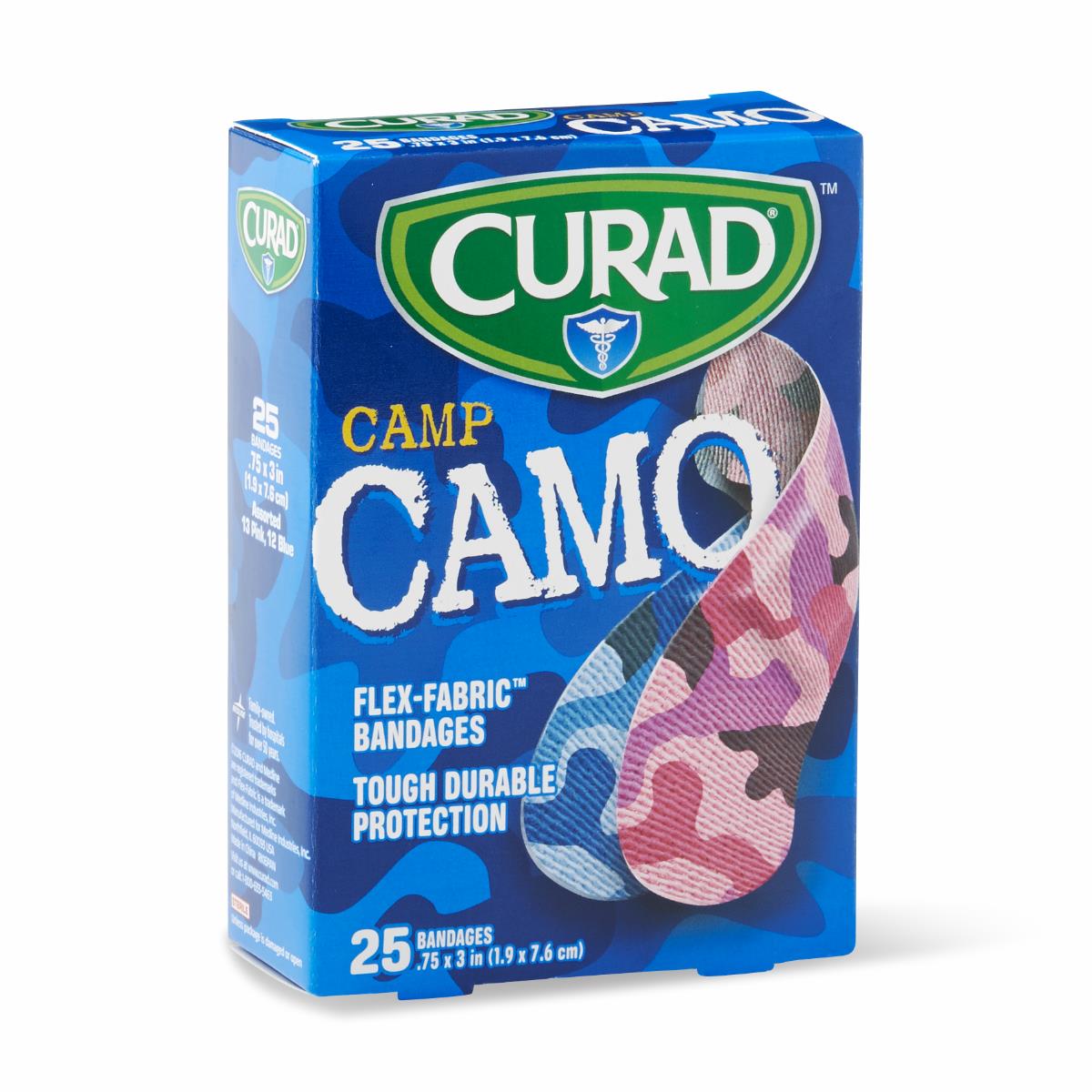 CURAD Camo Flex-Fabric Adhesive Bandages