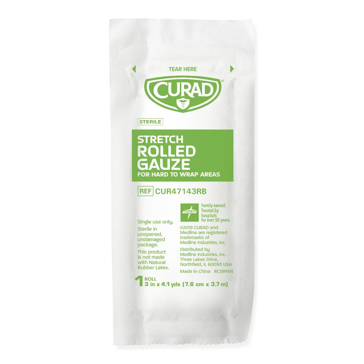 CURAD Stretch Rolled Gauze