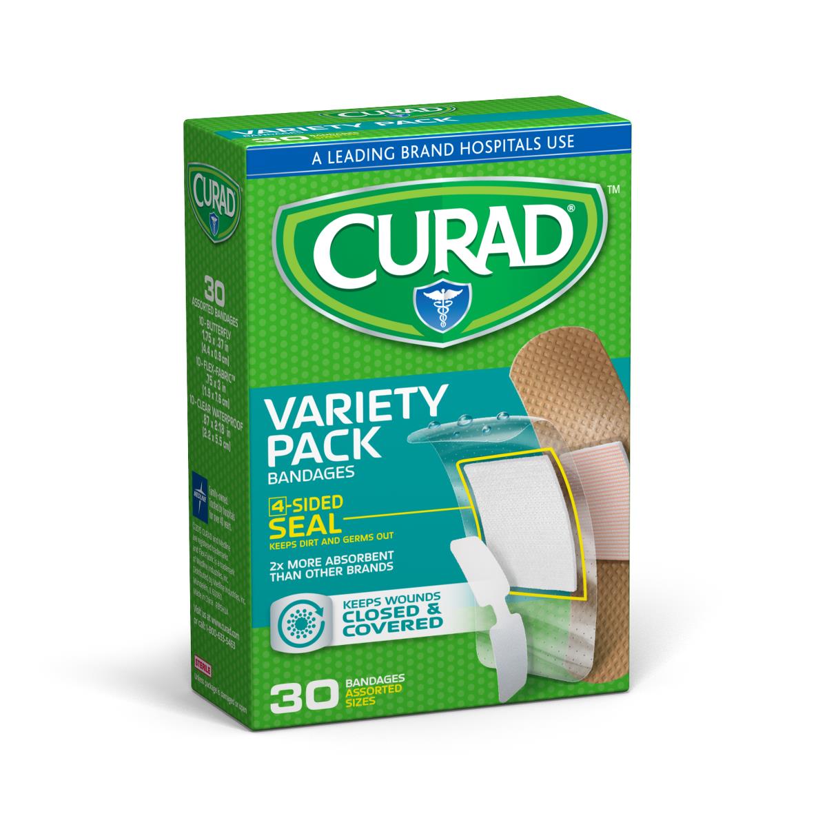 CURAD Variety Pack Assorted Bandages