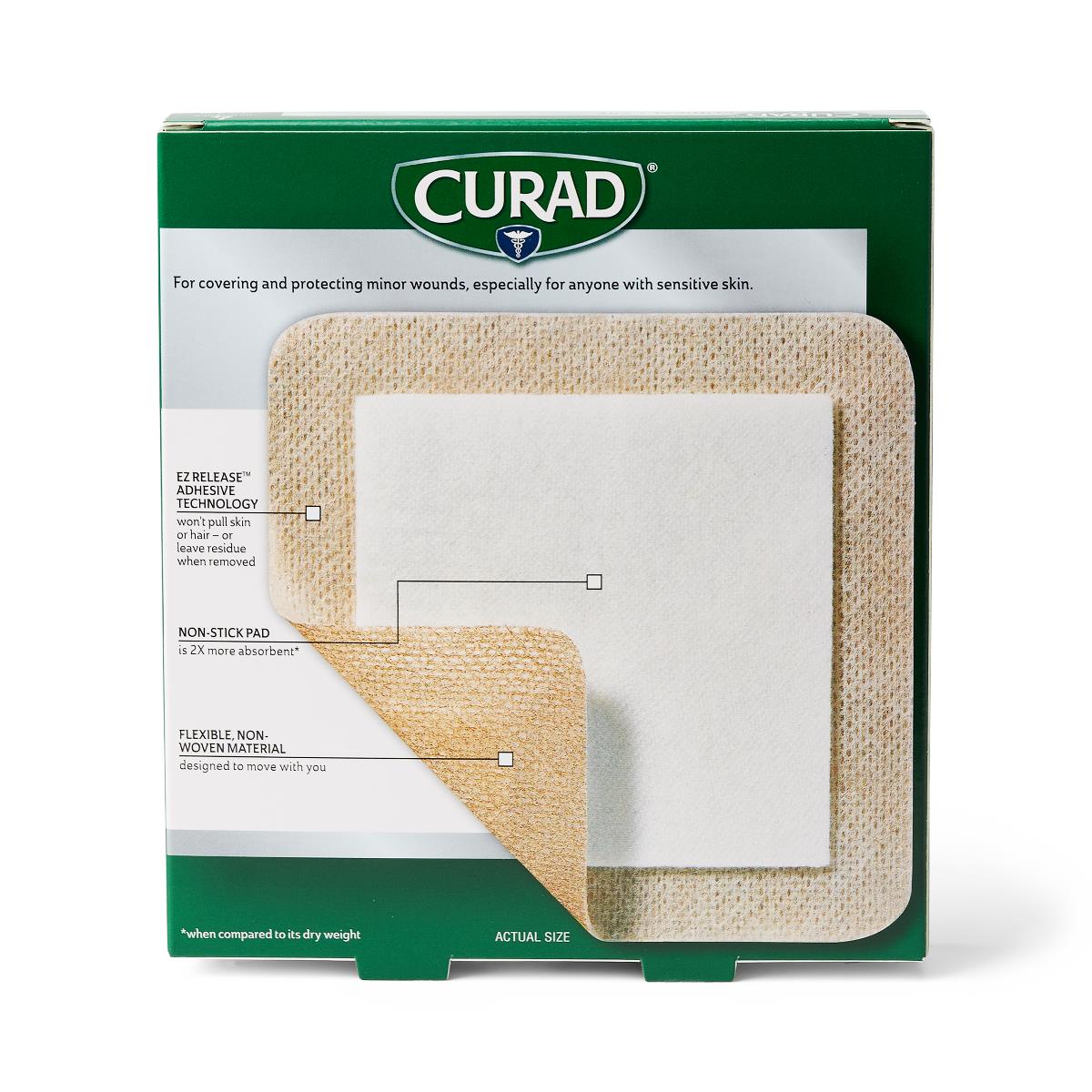 CURAD Truly Ouchless Silicone Flexible Fabric Bandages