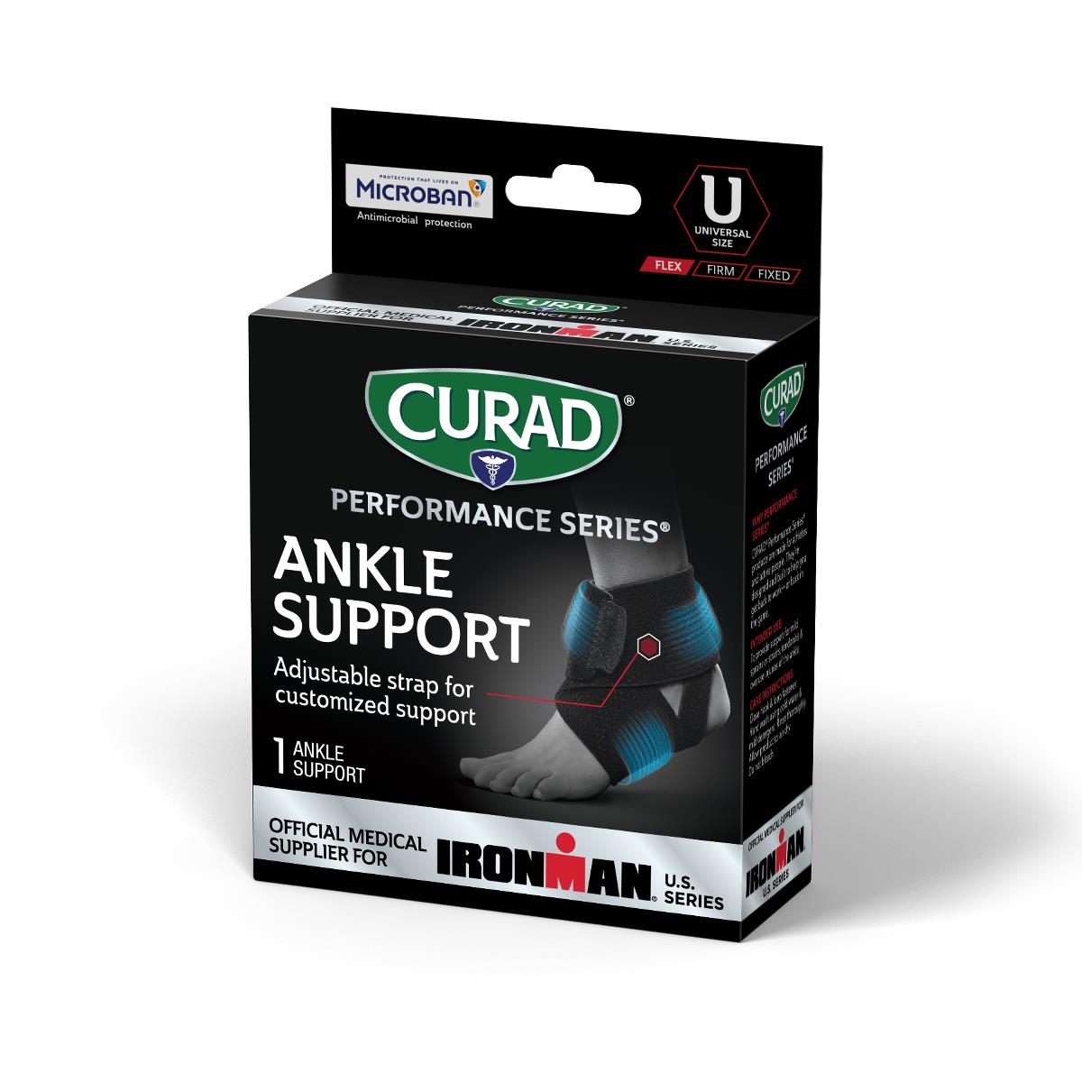 Curad Performance Series Adjustable Ankle Wraps - BeHope
