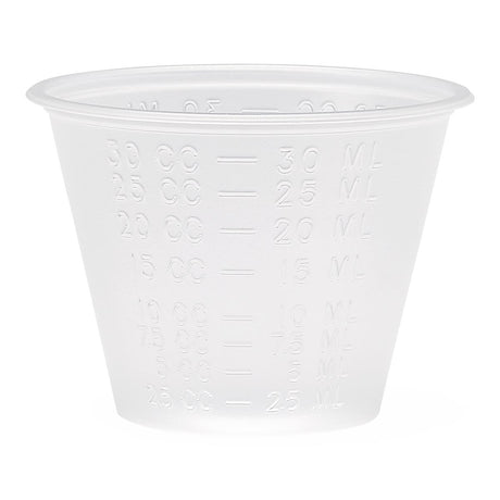 Nonsterile Graduated Plastic Medicine Cups - BeHope